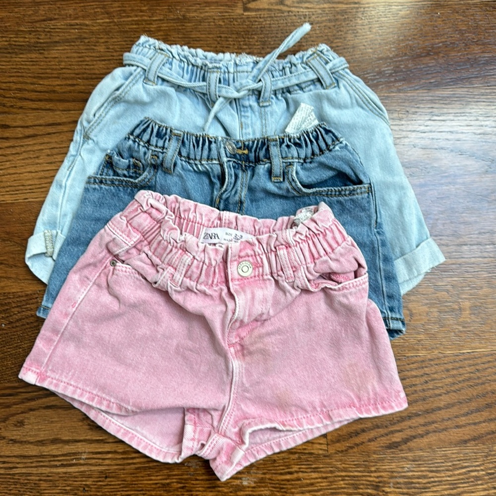 Zara Kids Denim Short Bundle